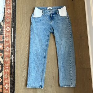 EUC Paige Noella Maternity Straight Leg Jeans